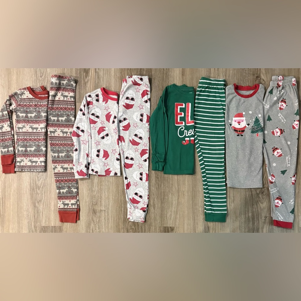 Boys 8 Cotton Pajamas - The Children Place, Carter’s, Family Feeling Christmas